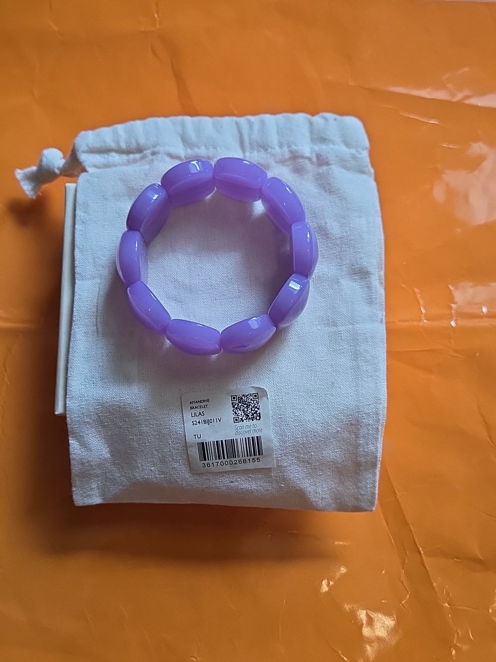 Nwt! Sezane Amandine Bracelet In Lilac View 2